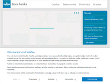 Tablet Screenshot of imexbanka.hr